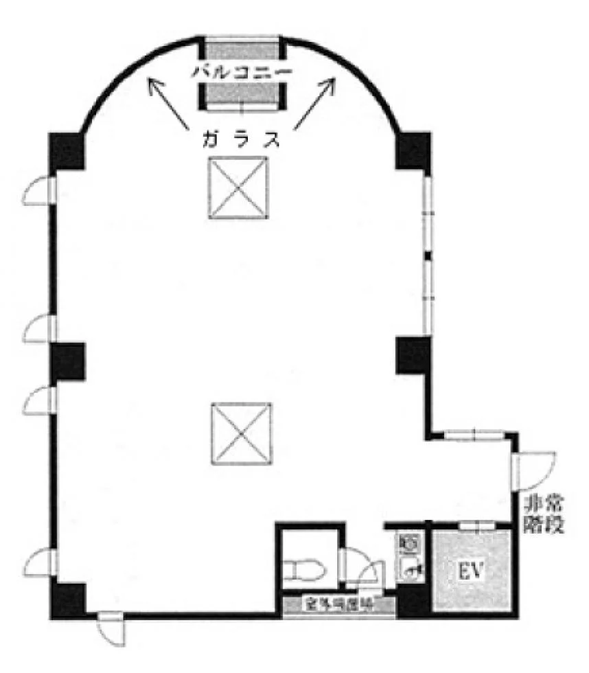 蔵前妙見屋ビル 4 フロア図面 1