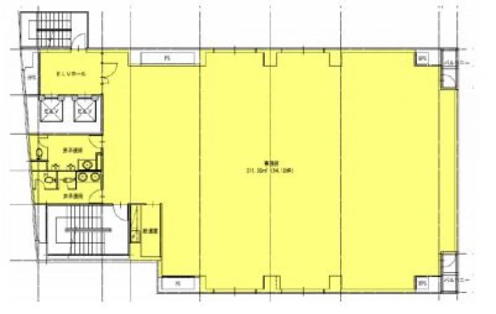 上野風月堂(風月堂本店)(凮月堂本店)ビル 8 フロア図面 1