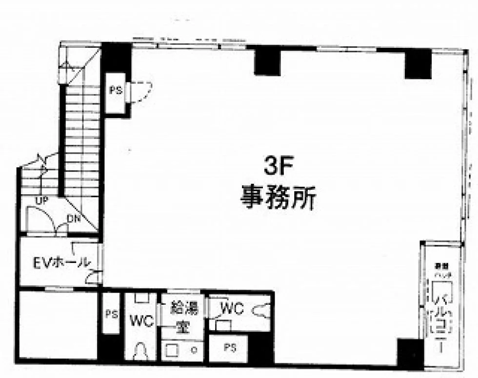 芹澤ビル 3 フロア図面 5
