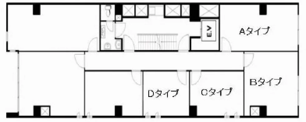 蔵前永谷ビル 5 フロア図面 1