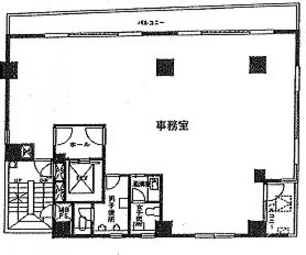 豊美ビル 3 フロア図面 1