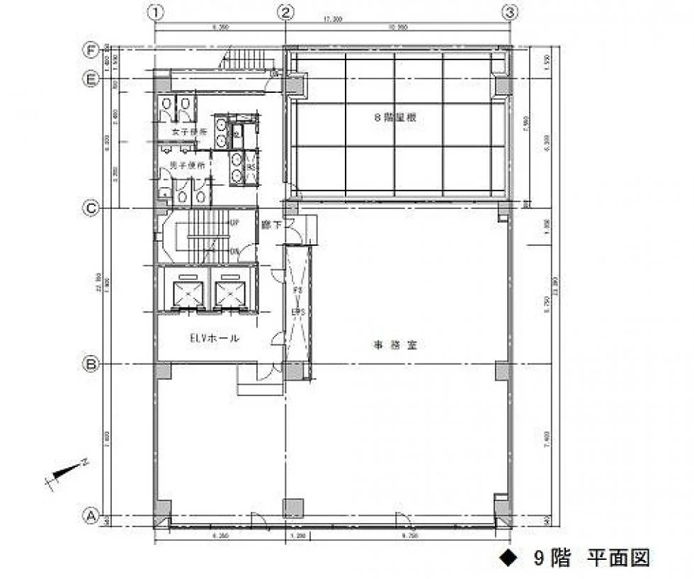 浅草橋ミハマビル本館 9 フロア図面 1