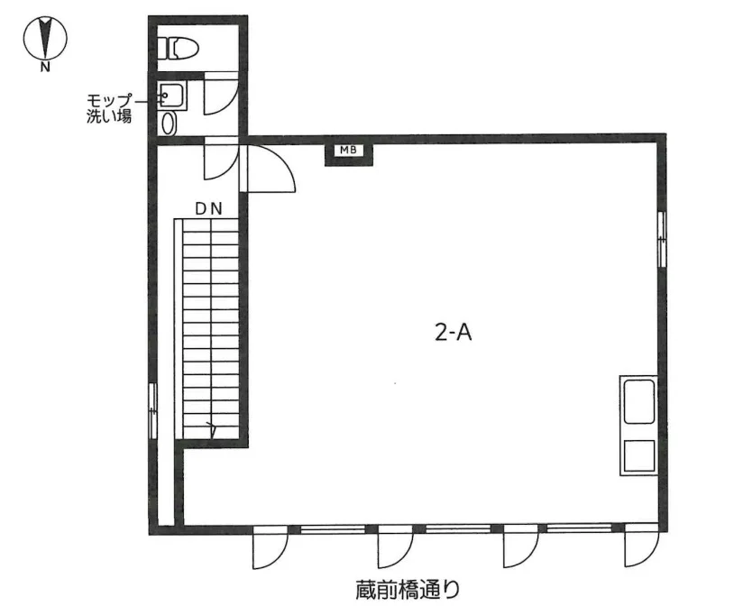 田中ビル 2 フロア図面 1