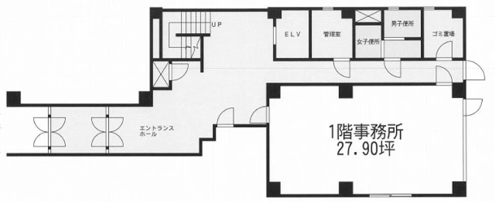 MYビル 1 フロア図面 1