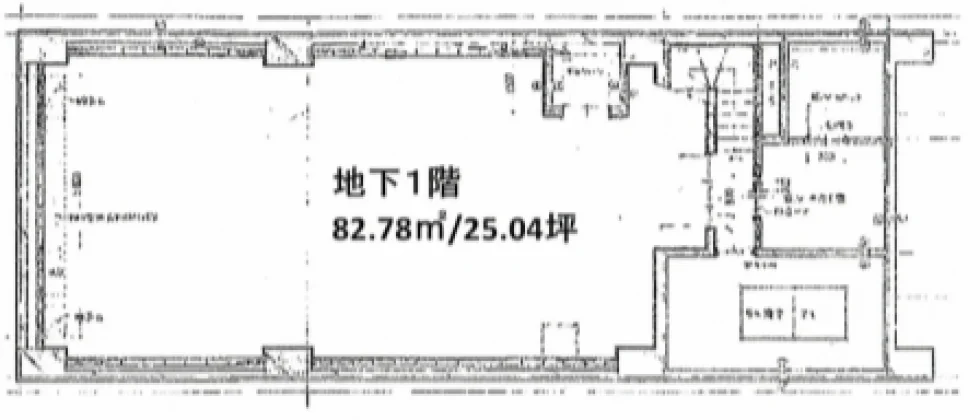 那須駒形ビル B1 フロア図面 1