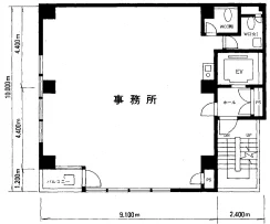 上野パークビル 7 フロア図面 1