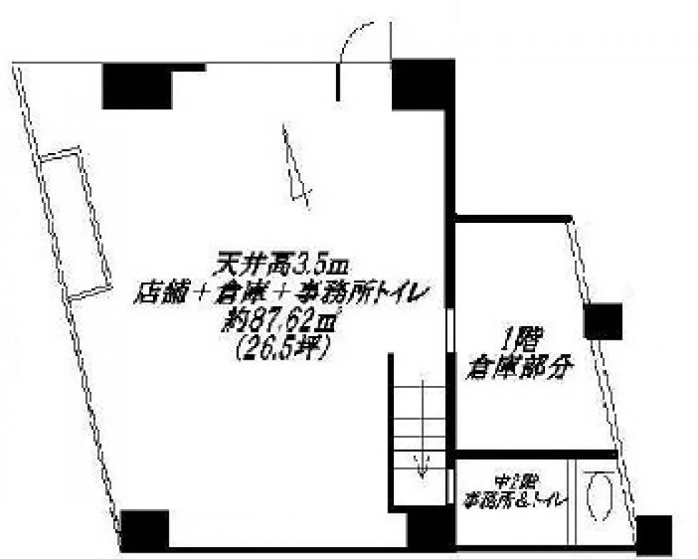 アネックス丸大ビル 1 フロア図面 9