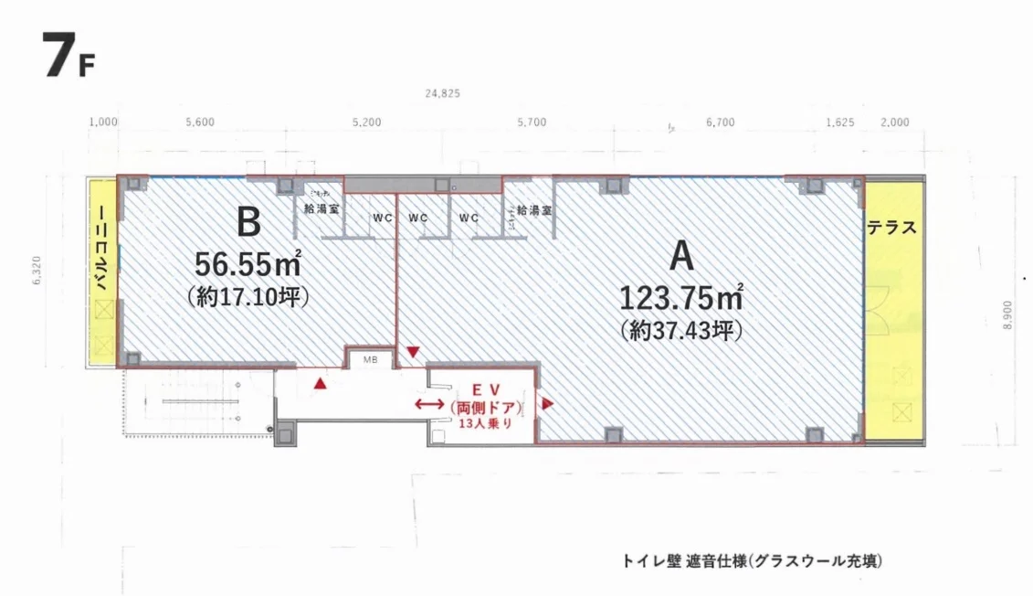 AG六本松(エージー六本松) 7 フロア図面 7