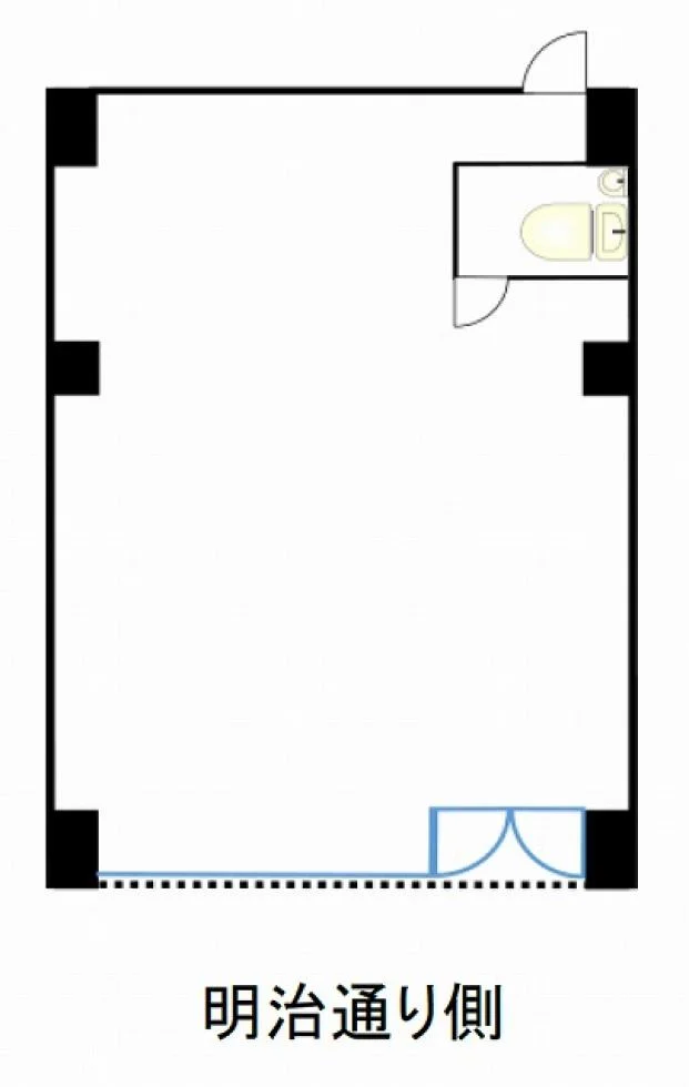 シャンボール大名A棟 1 フロア図面 14