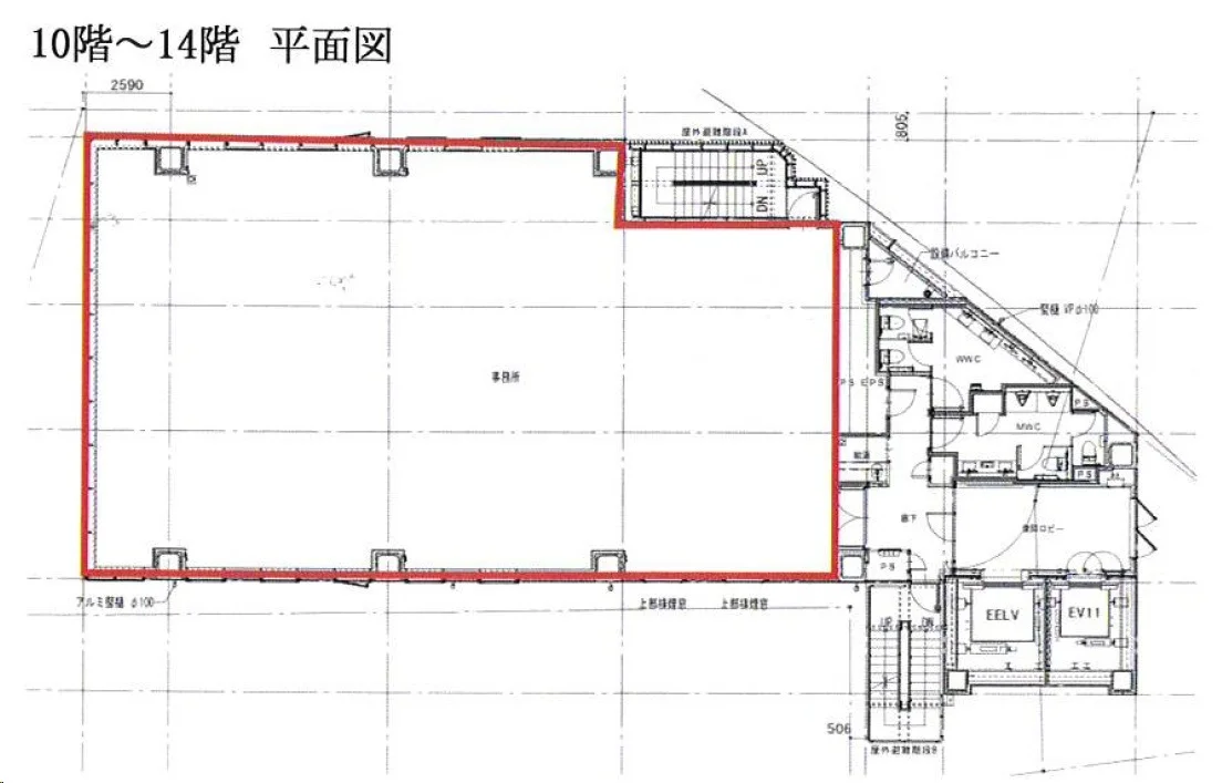 FPG Links TENJIN MINAMI 11 フロア図面 23