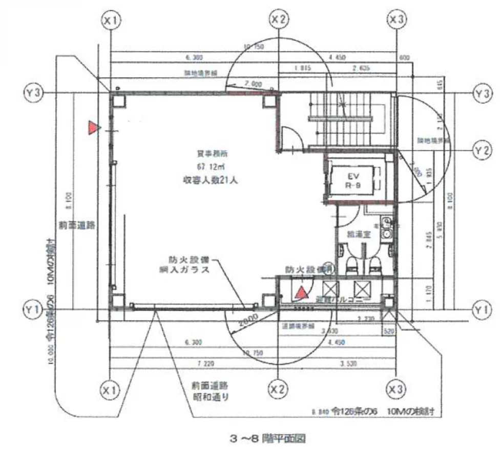 NX福岡大手門テラス 6 フロア図面 1