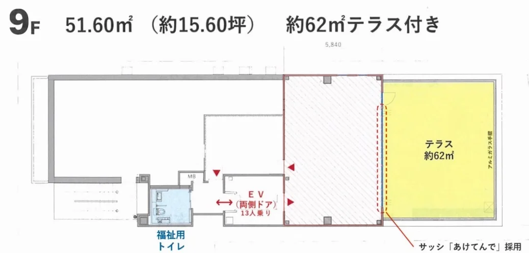 AG六本松(エージー六本松) 9 フロア図面 7
