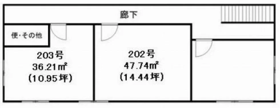 赤坂野田ビル 2 フロア図面 1