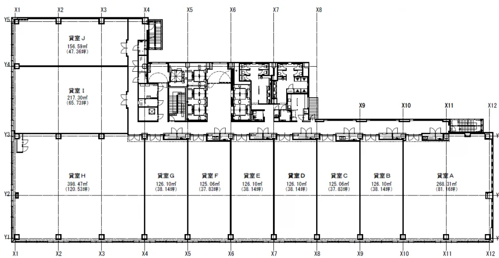 福岡舞鶴スクエア 5 フロア図面 29
