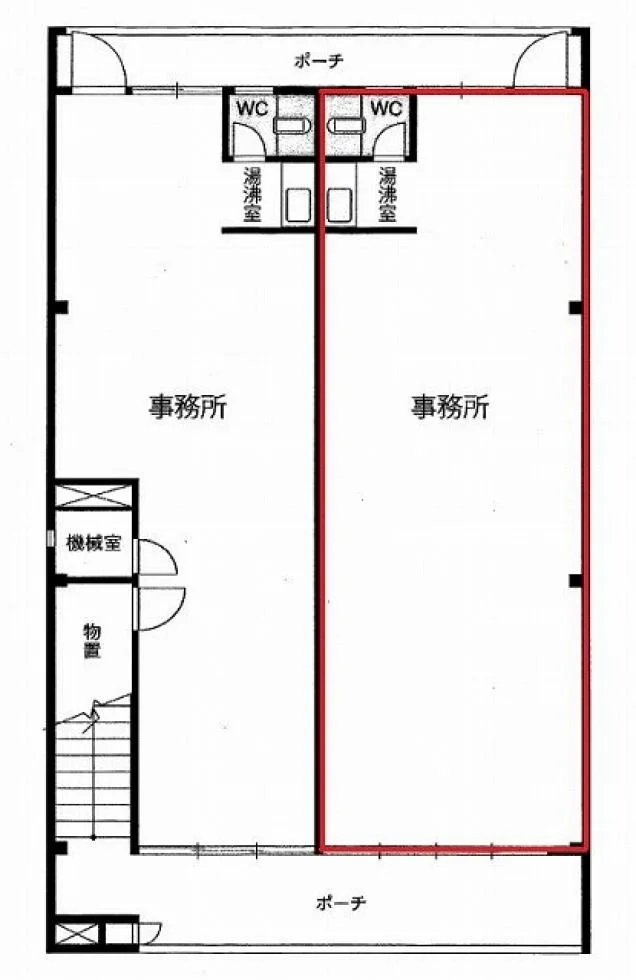 柏村ビル 1 フロア図面 9