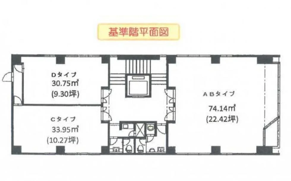 博多駅JSビル 3 フロア図面 25