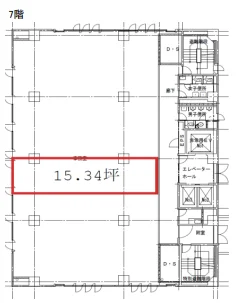 博多駅前シティビル 7 フロア図面 29