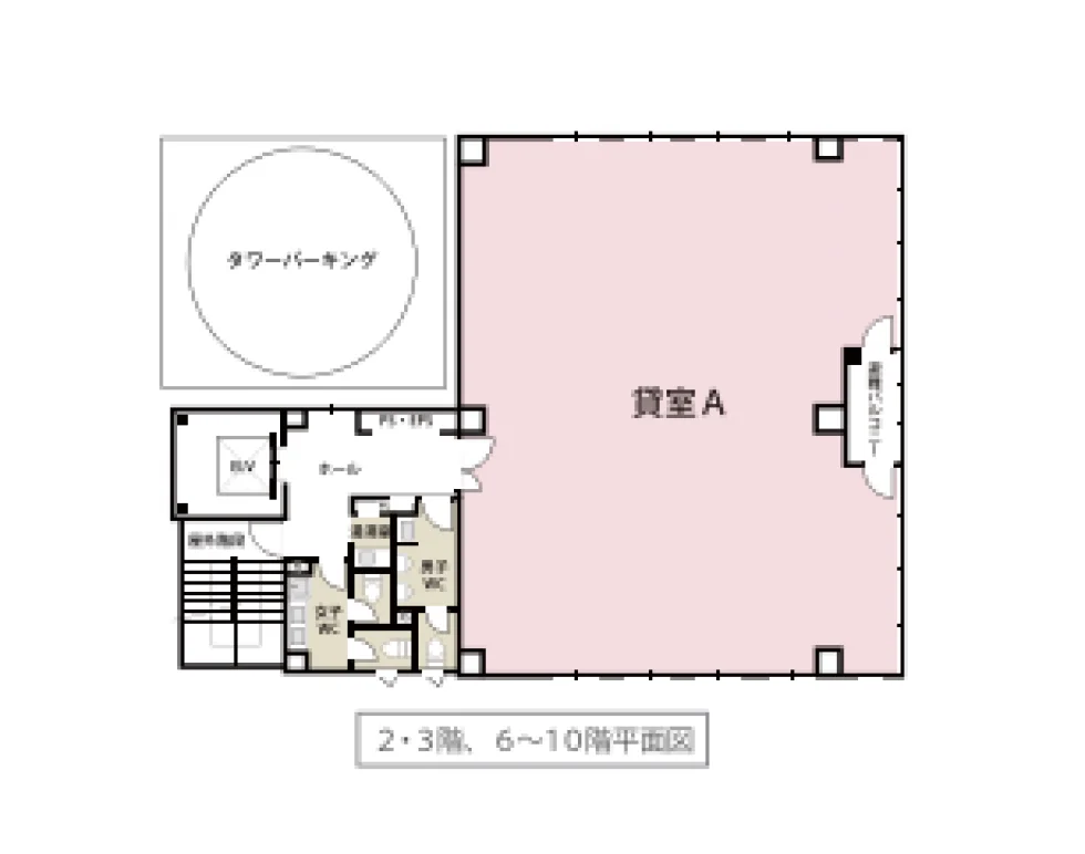 GSI博多駅東ビル 3 フロア図面 17