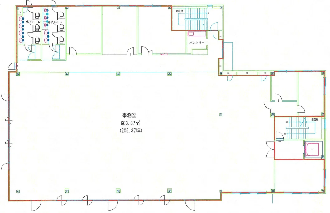 TRC博多ビル 3 フロア図面 41