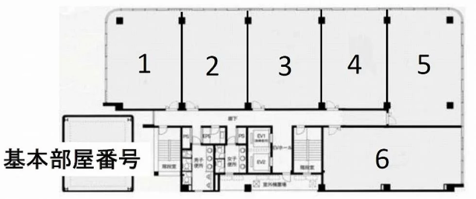 第16岡部ビル(第十六岡部ビル) 2 フロア図面 9