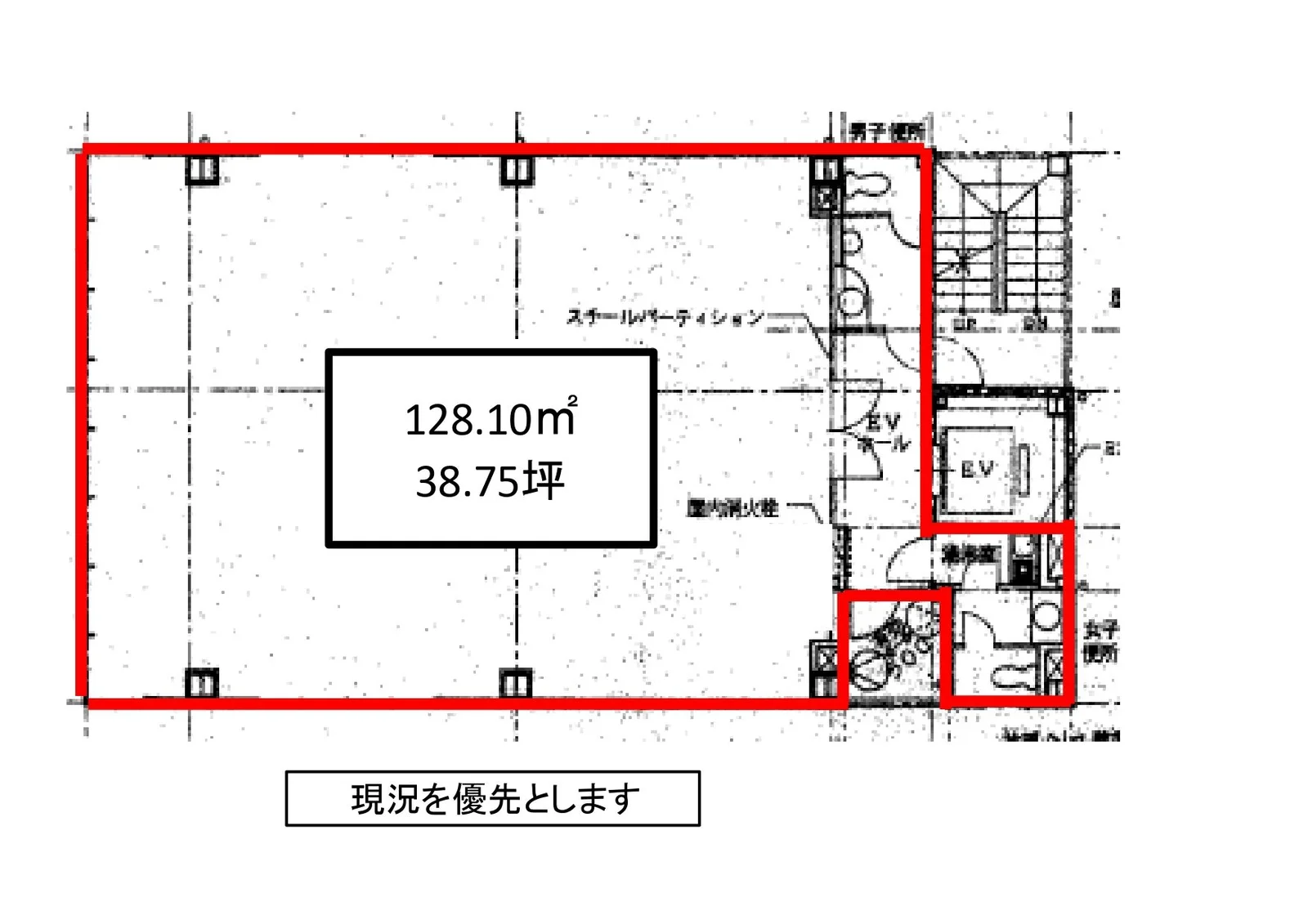 オフィスニューガイア博多駅前DKビルNo.57 8 フロア図面 11