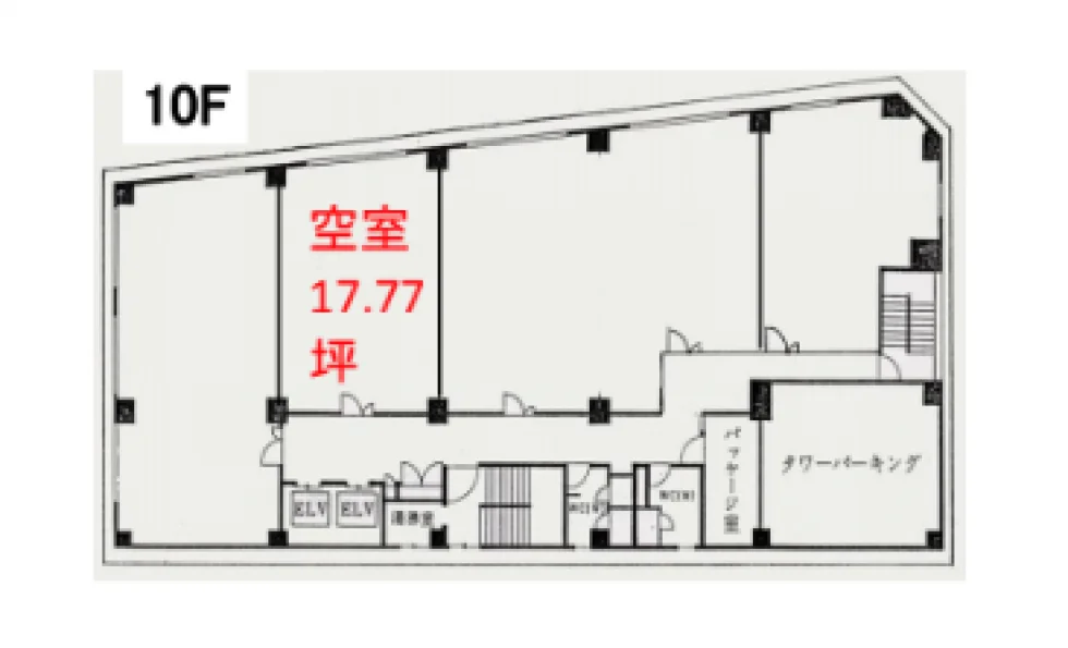 第3岡部(第三岡部)ビル 10 フロア図面 17