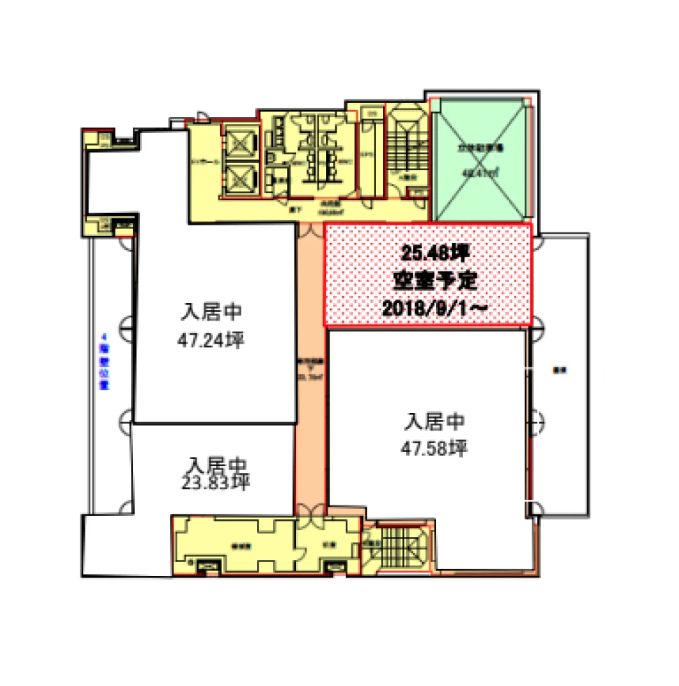 NEWNO・ザイマックス博多駅前 2 フロア図面 25