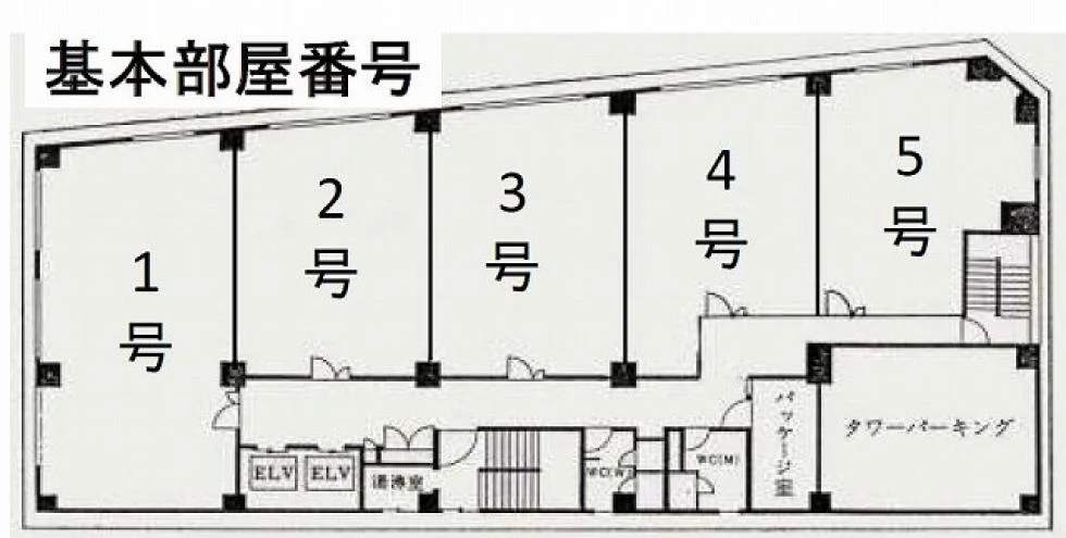 第3岡部(第三岡部)ビル 10 フロア図面 16