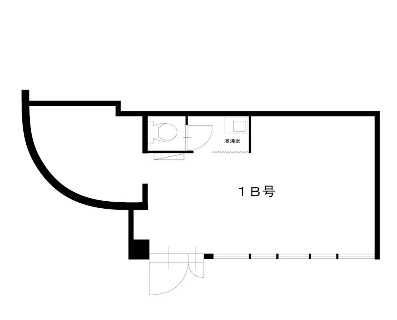 岩保ビル駅南 1 フロア図面 19