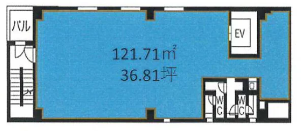 バンリビル天神リバーサイド 5 フロア図面 13