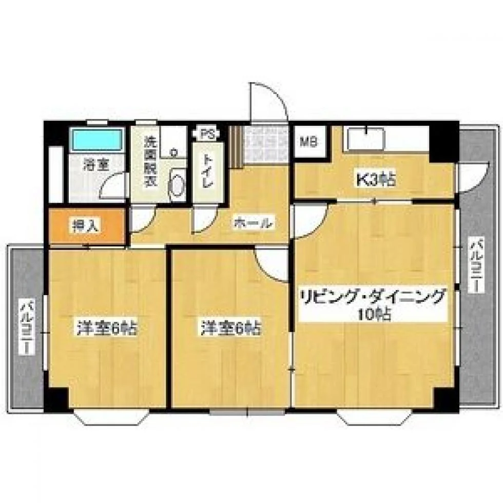 第5入江ビル東雲弐番館 5 フロア図面 4
