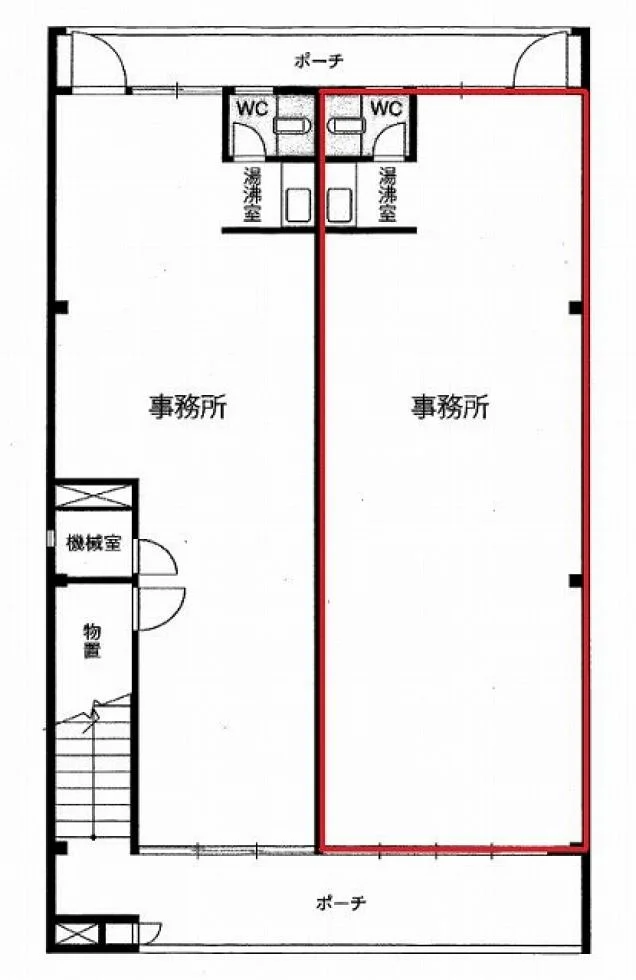柏村ビル 1 フロア図面 10