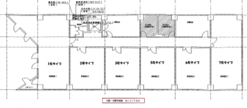 博多大島ビル 9 フロア図面 24