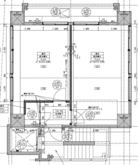 MODERN BUREAU SUMIYOSHI riva(モダンビューロー住吉リヴァ) 5 フロア図面 5