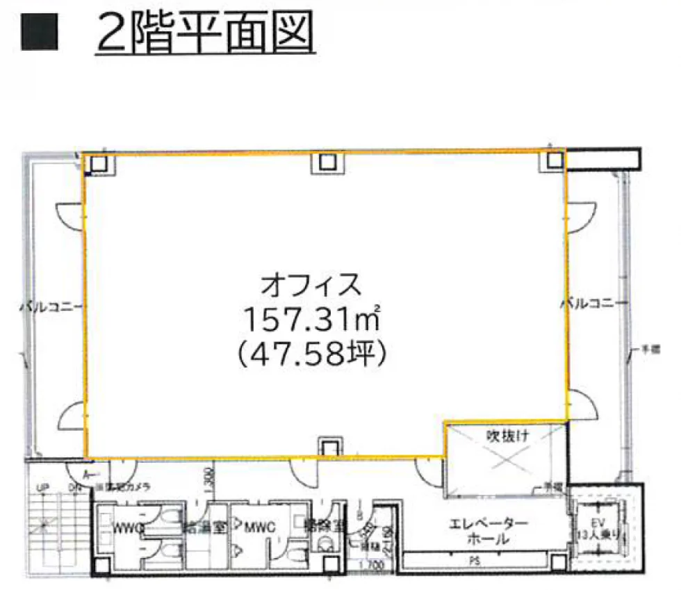 iGS博多ビル 2 フロア図面 22