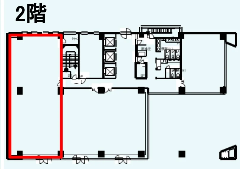 福岡祇園第一生命ビルディング 2 フロア図面 33