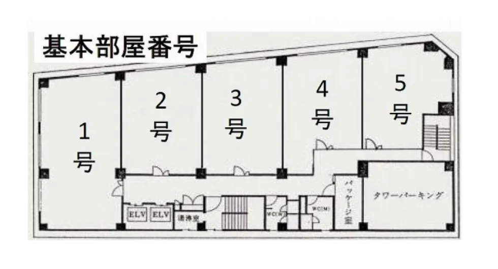 第3岡部(第三岡部)ビル 3 フロア図面 20