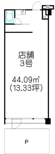 エステート筥松Ⅱ 1 フロア図面 4